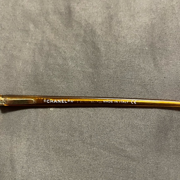 CHANEL Glasses Gold Logo with Case - Picture 6 of 10